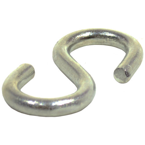 Steel S Hooks, Zinc Plated, 5mm x 48mm