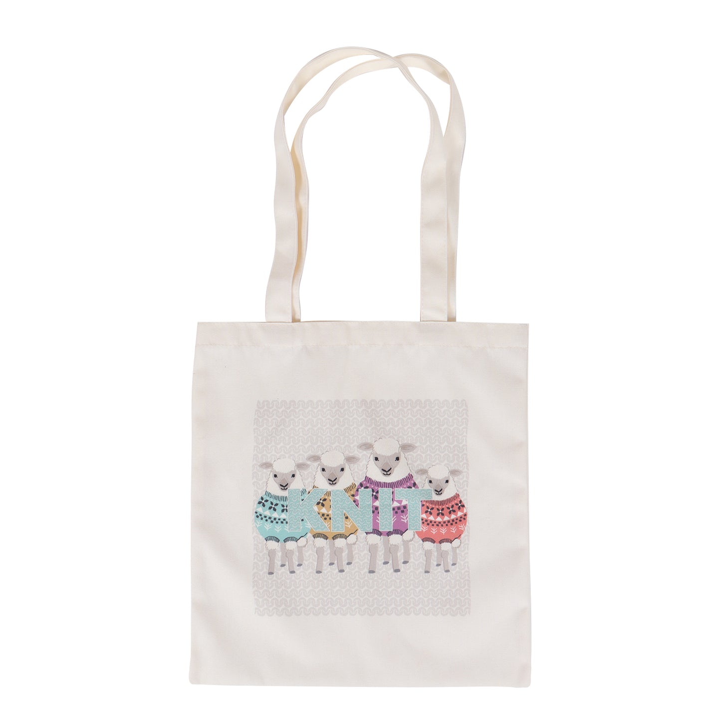 Tote Bag: Knit Sheep