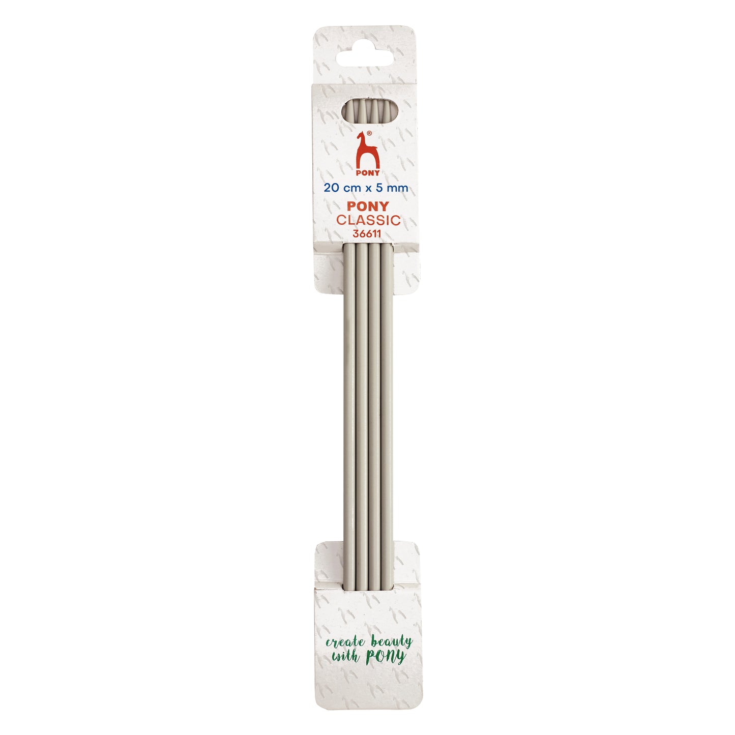 Knitting Pins: Double-Ended: Set of Four: 20cm x 5.00mm