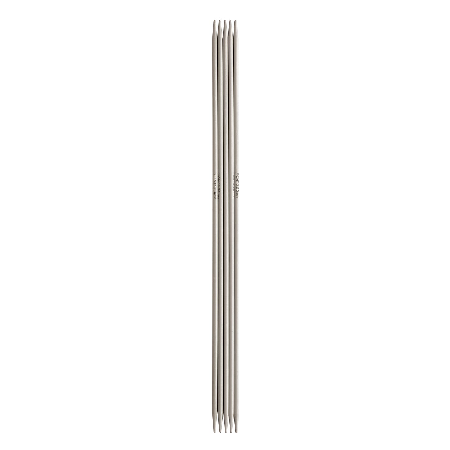 Knitting Pins: Double-Ended: Set of 5: 20cm x 2.50mm