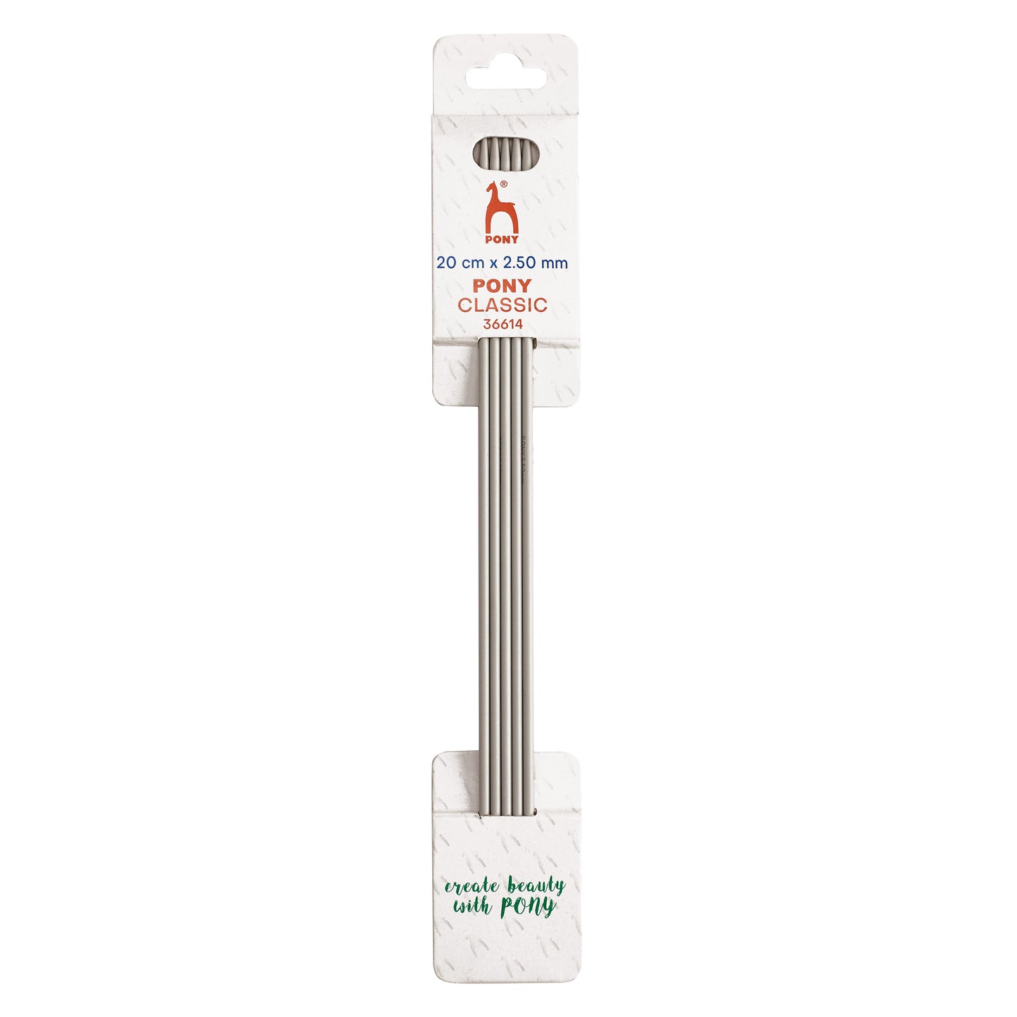 Knitting Pins: Double-Ended: Set of 5: 20cm x 2.50mm