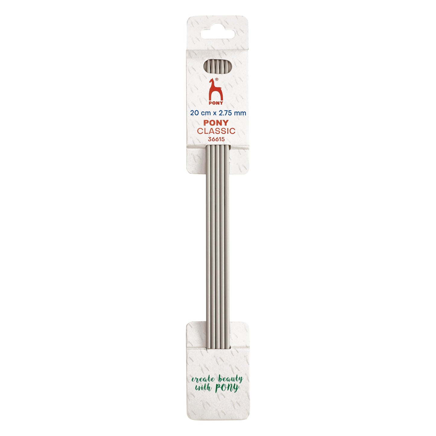 Knitting Pins: Double-Ended: Set of 5: 20cm x 2.75mm