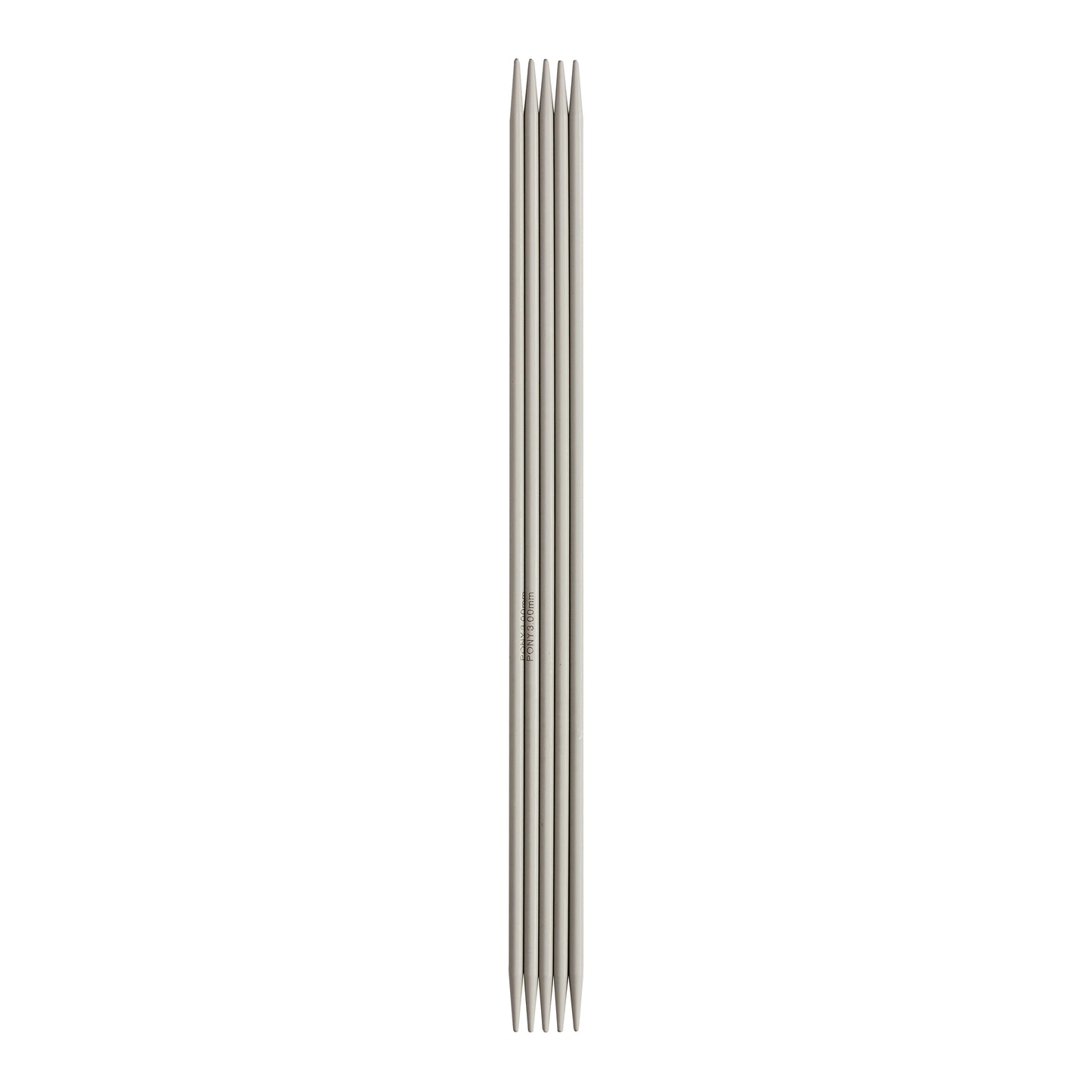 Knitting Pins: Double-Ended: Set of 5: 20cm x 3.00mm