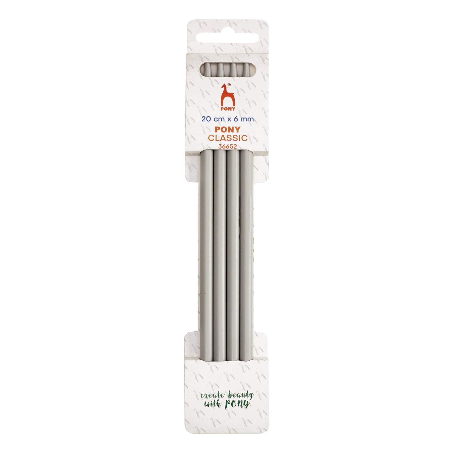 Knitting Pins: Double-Ended: Set of Four: 20cm x 6.00mm