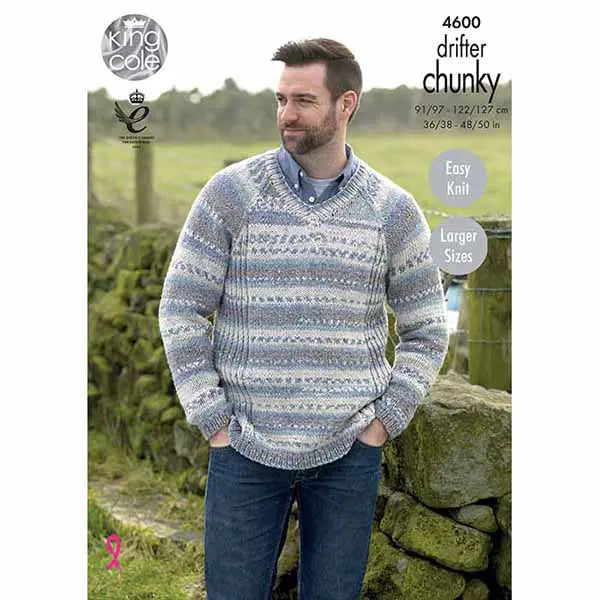 Men’s Sweaters Knitted with Drifter Chunky