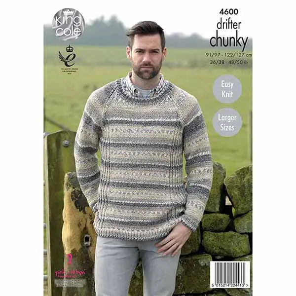 Men’s Sweaters Knitted with Drifter Chunky