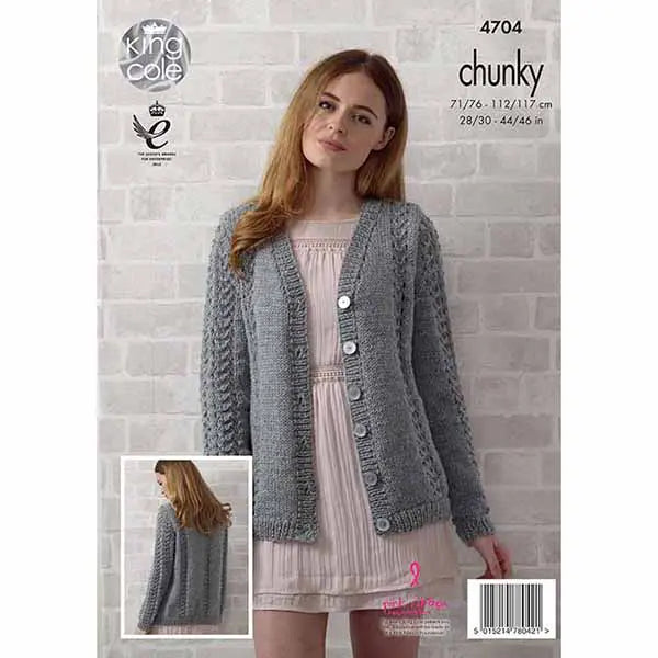 Cardigan and Sweater Knitted with Big Value Chunky