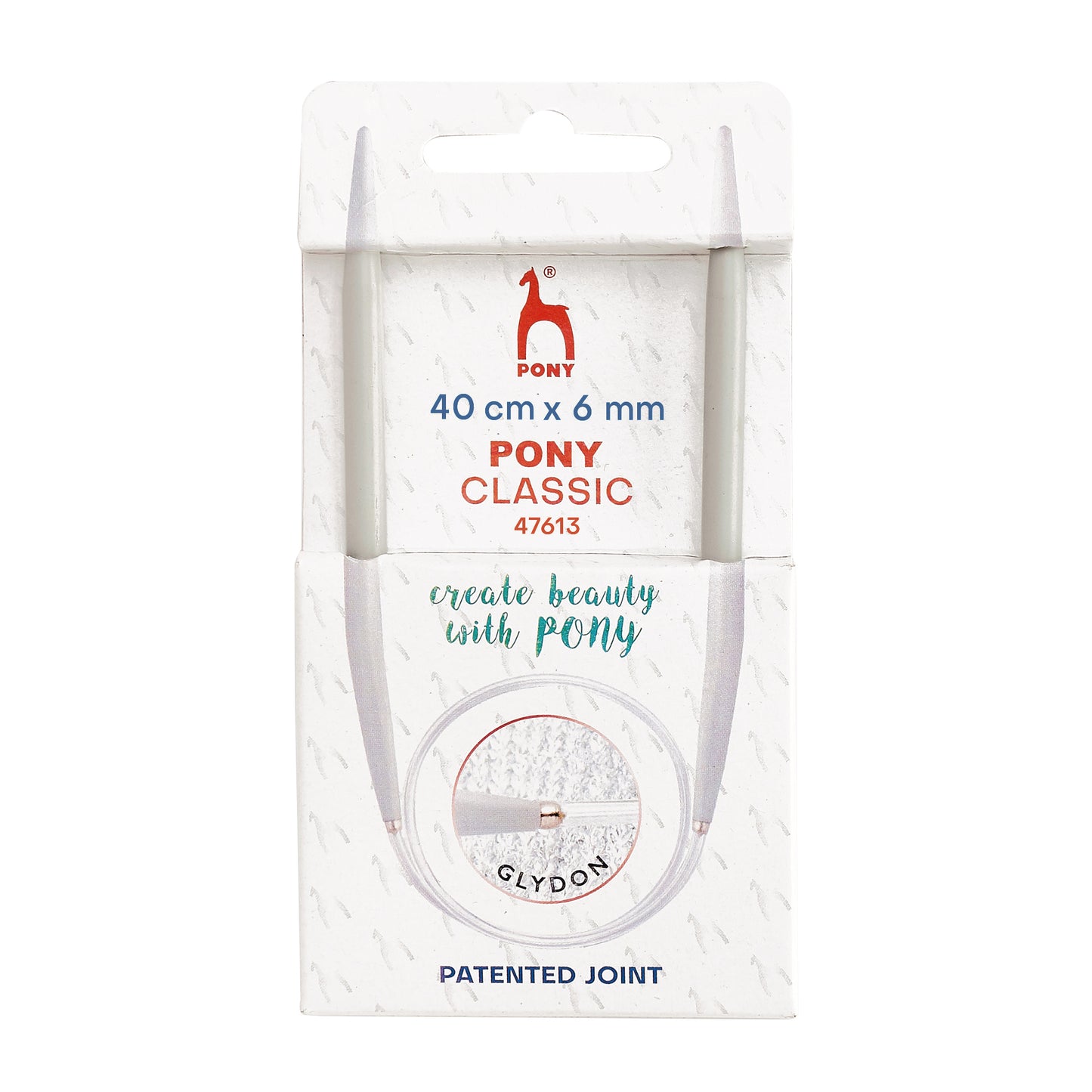 Knitting Pins: Circular: Fixed: Classic: 40cm x 6.00mm