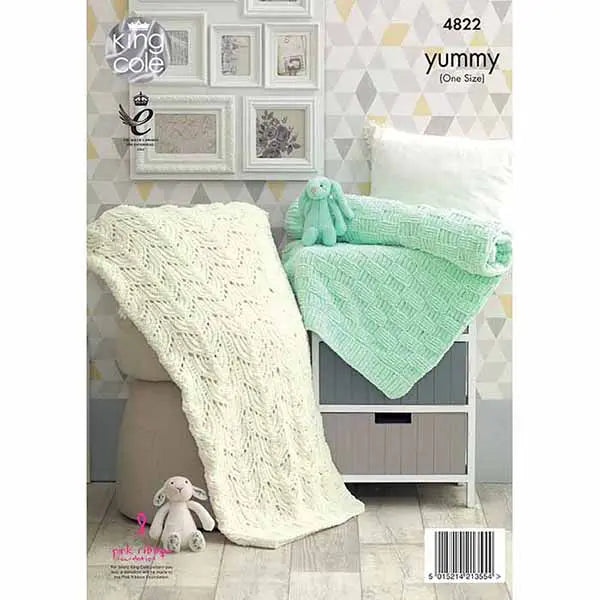 Blankets knitted with Yummy