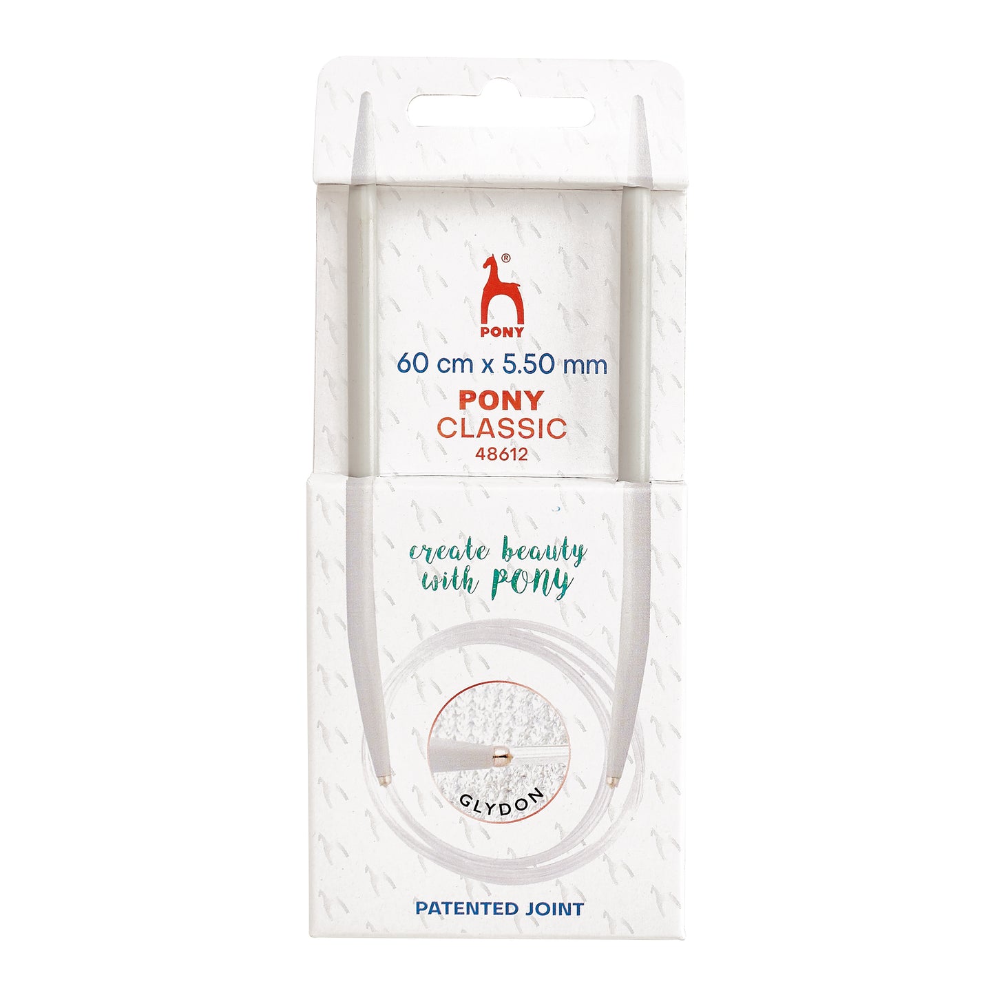 Knitting Pins: Circular: Fixed: Classic: 60cm x 5.50mm