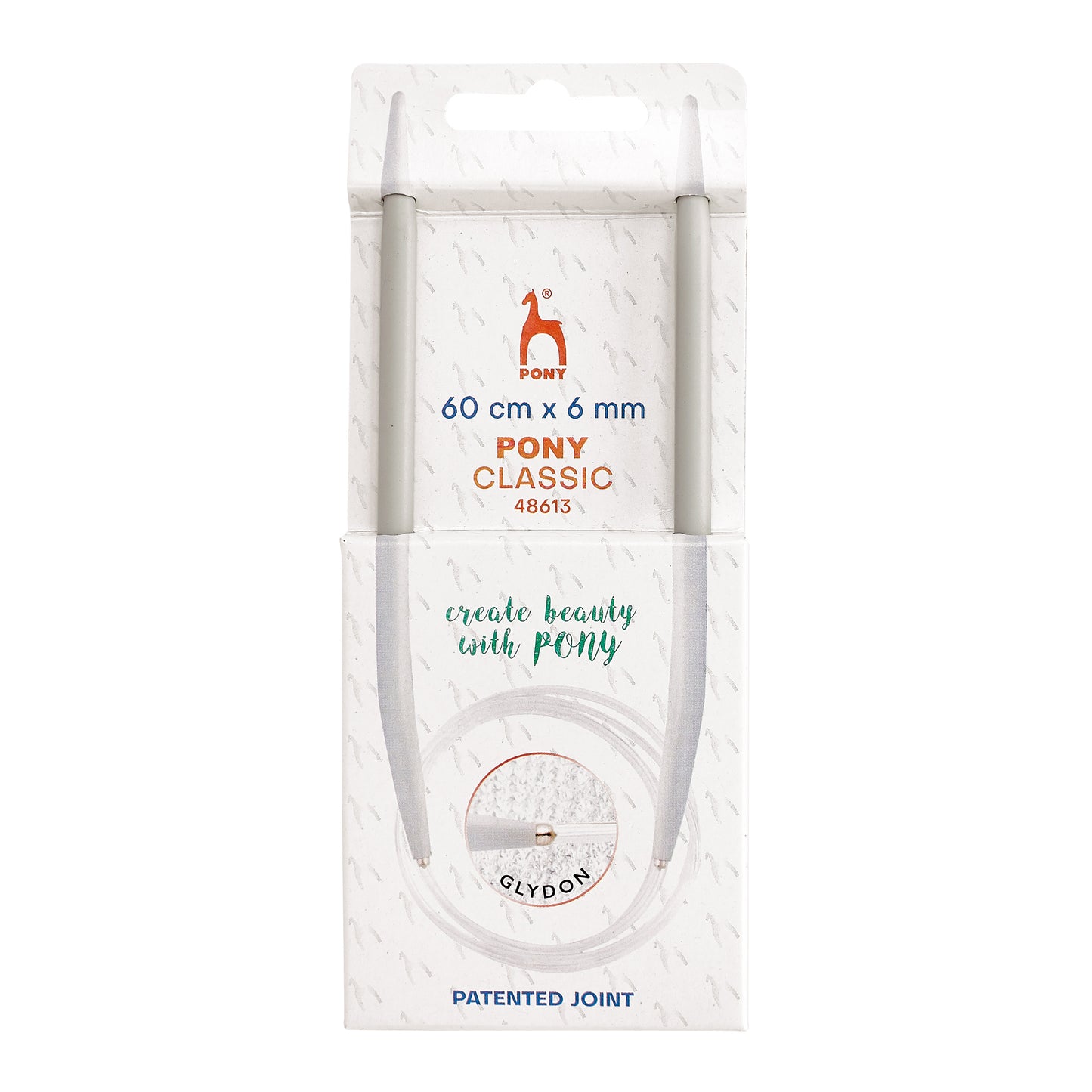 Knitting Pins: Circular: Fixed: Classic: 60cm x 6.00mm