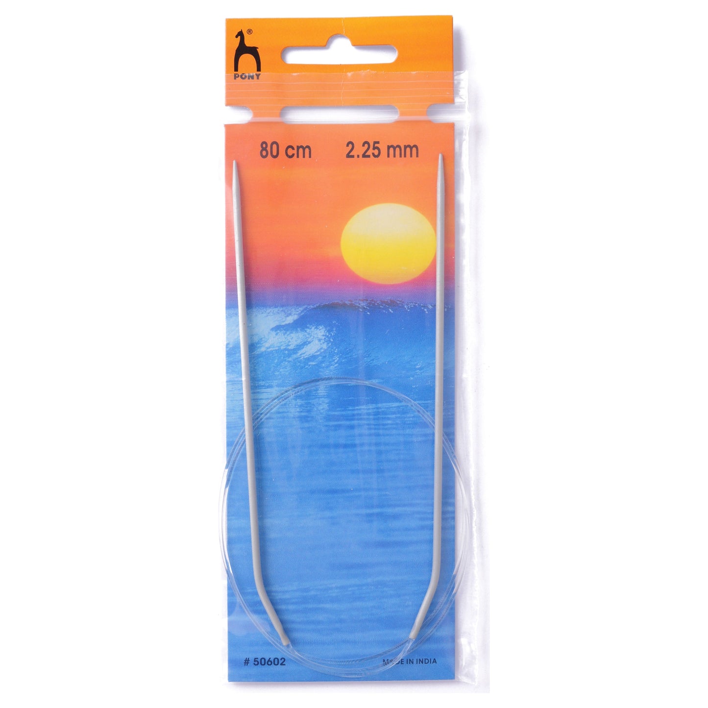 Knitting Pins: Circular: Fixed: Classic: 80cm x 2.25mm