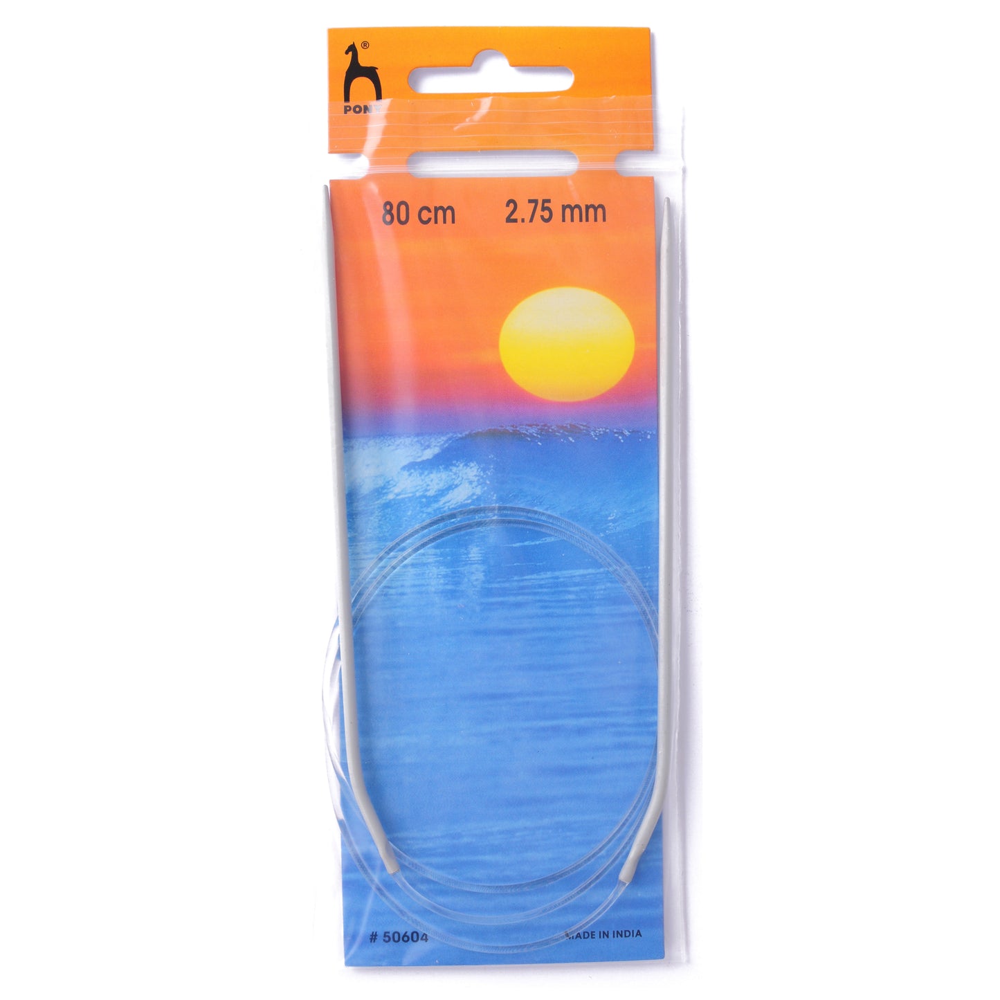 Knitting Pins: Circular: Fixed: Classic: 80cm x 2.75mm