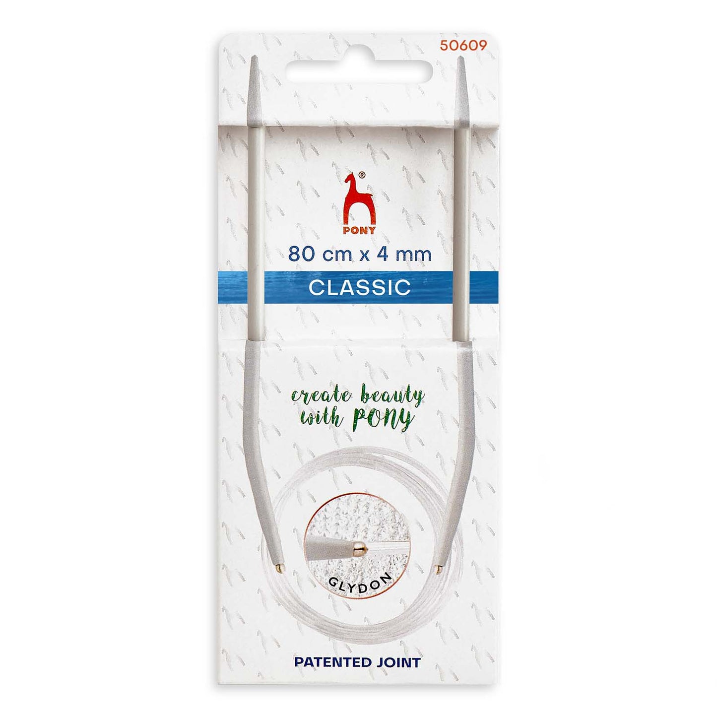 Knitting Pins: Circular: Fixed: Classic: 80cm x 4.00mm