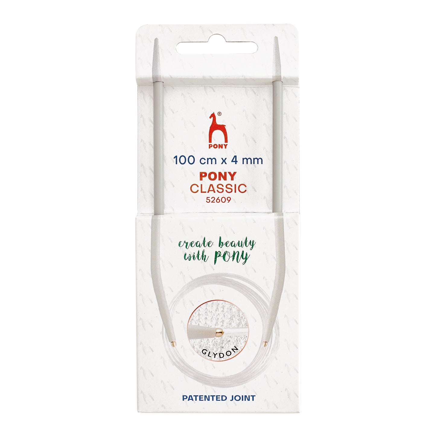 Knitting Pins: Circular: Fixed: Classic: 100cm x 4.00mm