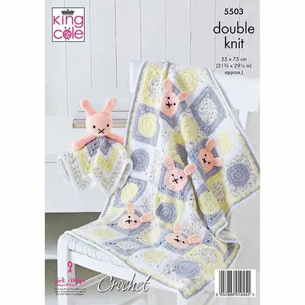 Baby Blankets & Comforter Toys Crocheted in Cherished and Cherish Dash Double Knit