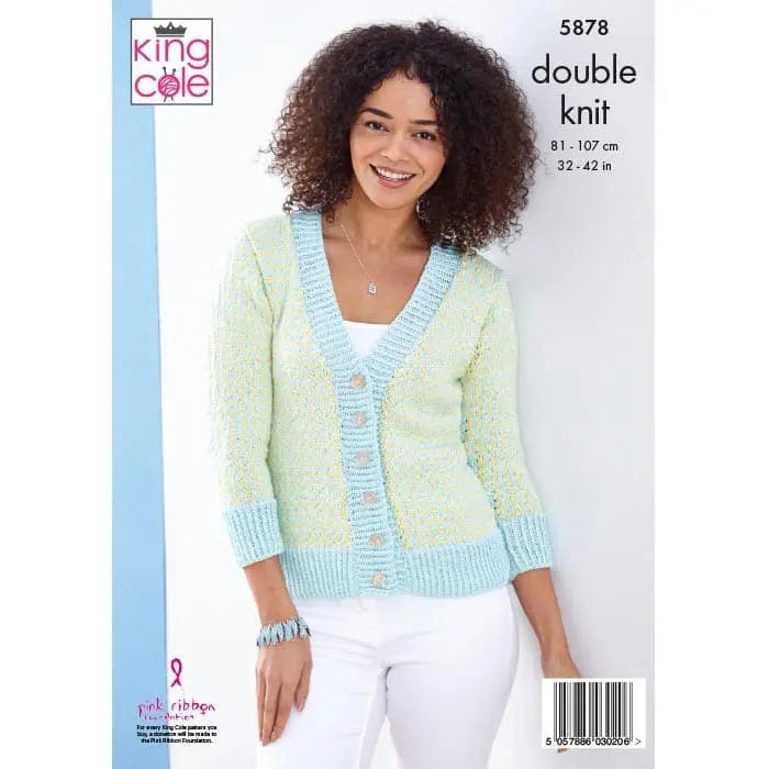 Cardigans & Top Knitted in Finesse Cotton Silk DK