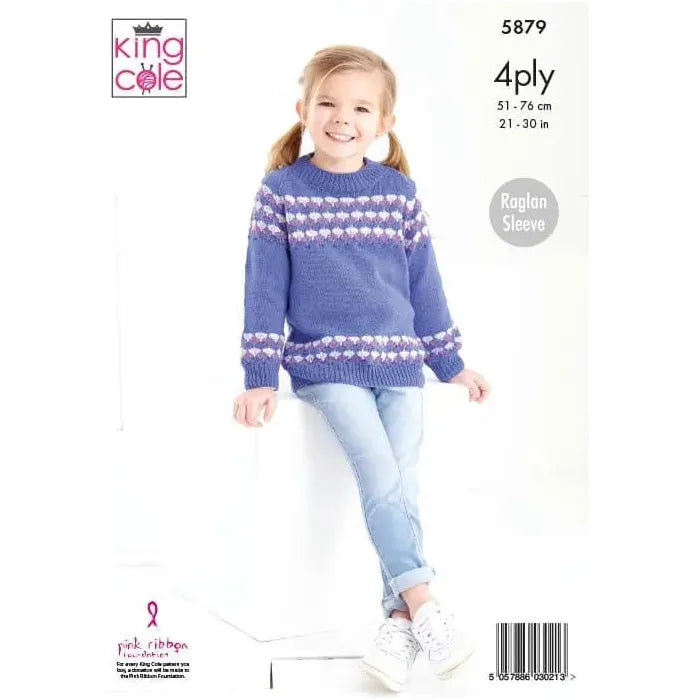 Sweater & Cardigan Knitted in Cotton Socks 4Ply