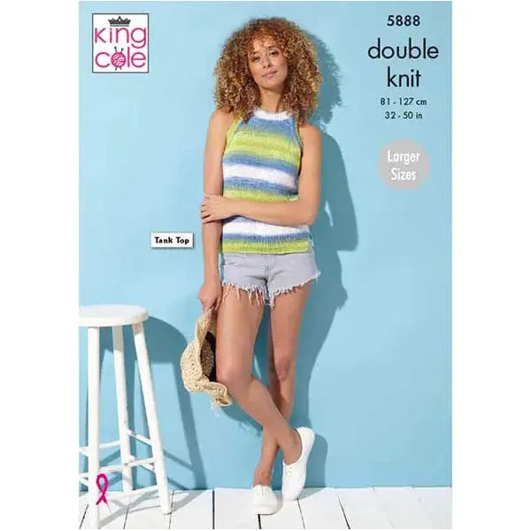 Tops Knitted in Tropical Beaches DK