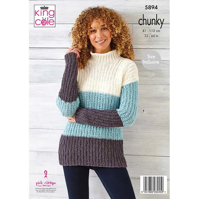 Sweater and Cardigan Knitted in Wildwood Chunky
