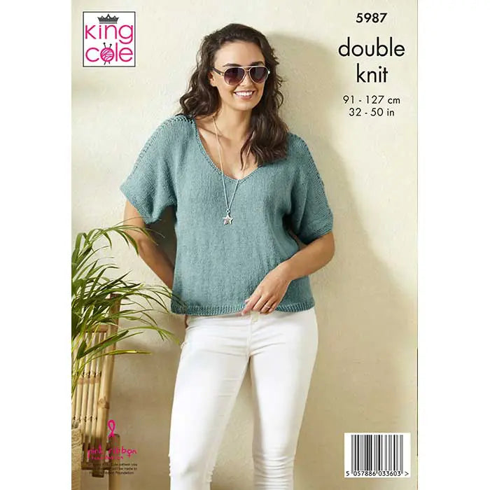 Tops Knitted in Linendale DK