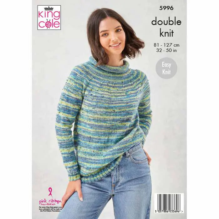 Sweaters Knitted in Homespun Prism DK