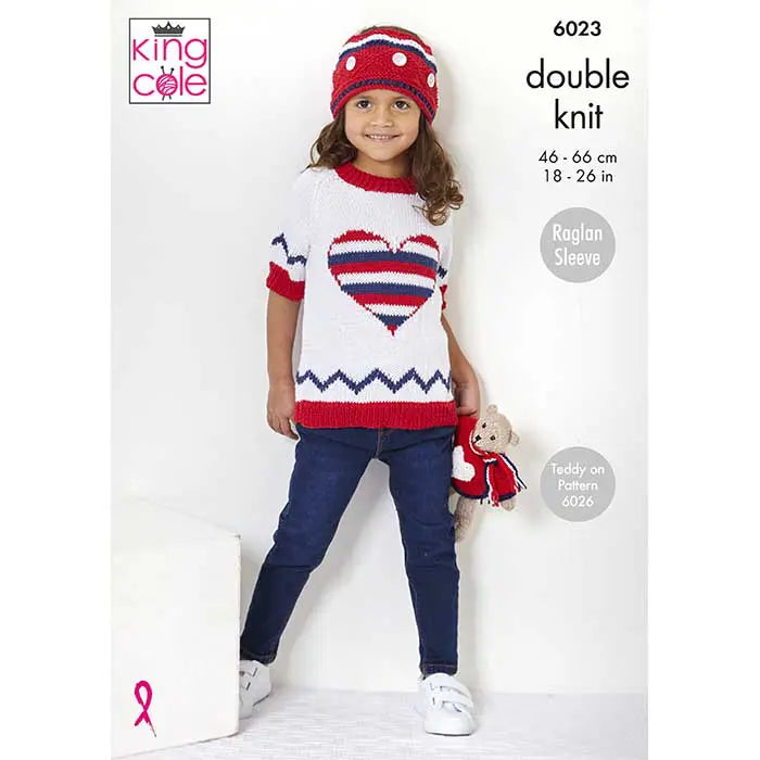 Sweater, Hoodie & Crown Knitted in Cottonsoft DK
