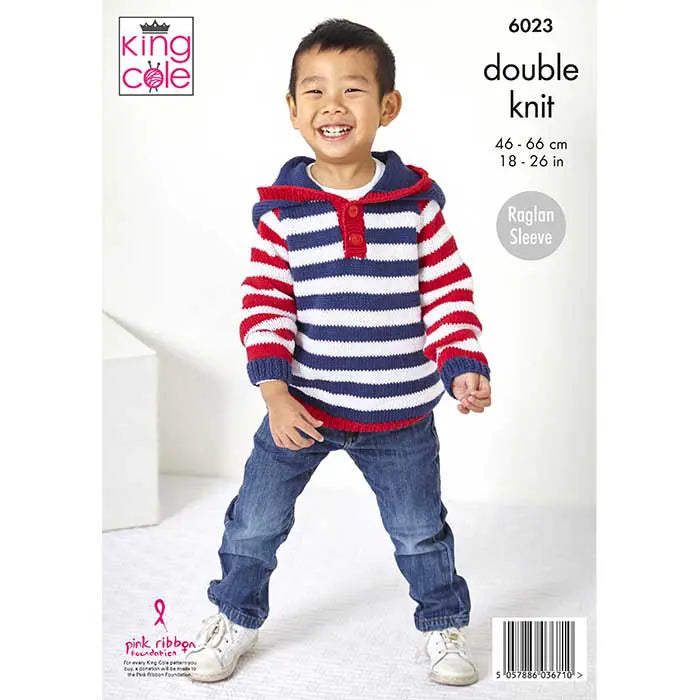 Sweater, Hoodie & Crown Knitted in Cottonsoft DK