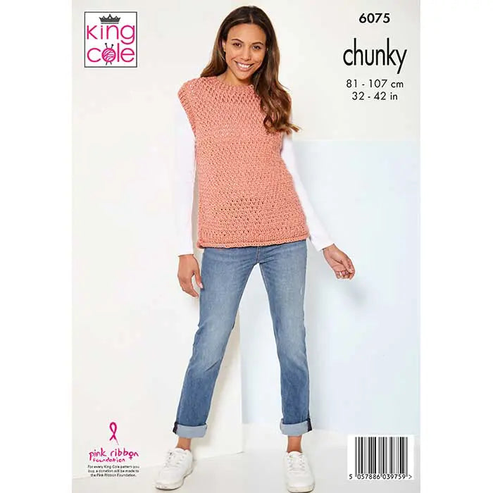 Sweater, Tank Top & Hat Knitted in Big Value Chunky