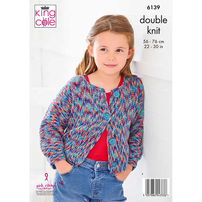 Overtop, Cardigan & Beret Knitted in Jitterbug DK