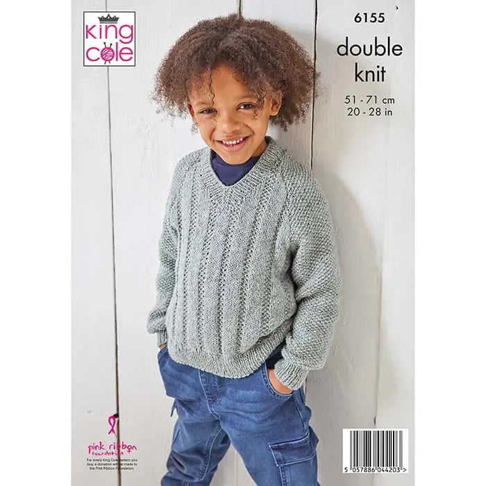 Sweater & Slipover Knitted in Simply Denim DK