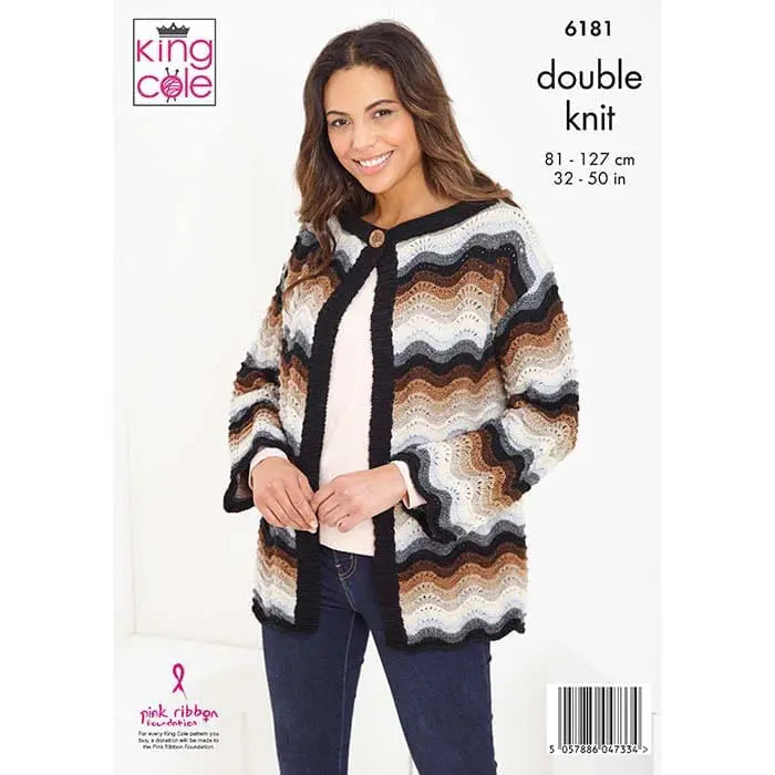 Sweater and Cardigan: Knitted in King Cole Pricewise DK