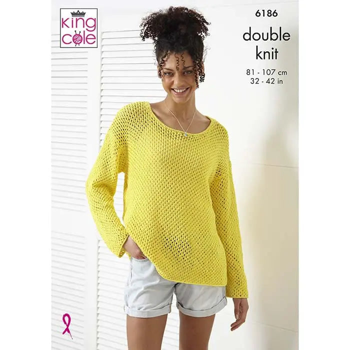 Sweater & Tank Top Knitted in Bamboo Cotton DK