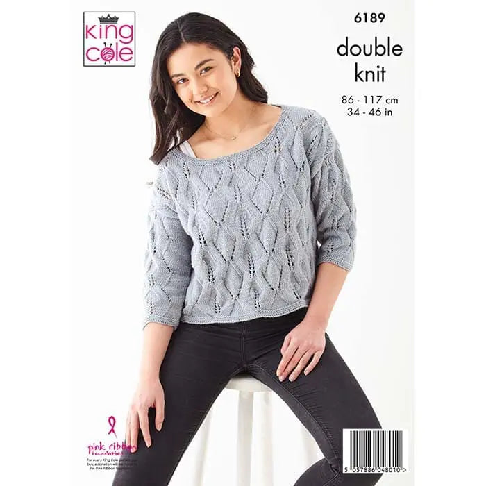 Ladies Sweaters: Knitted in King Cole Cherished DK