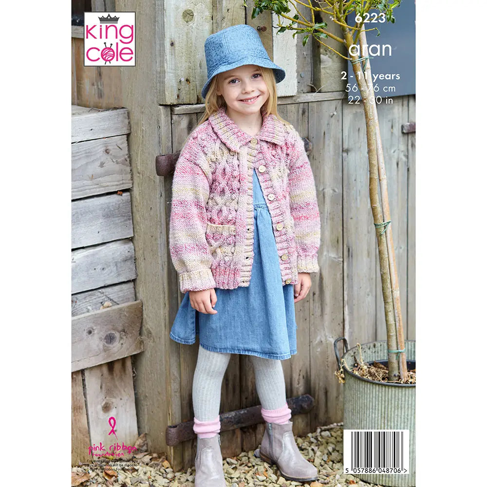 Childrens Jackets Knitted in Aran