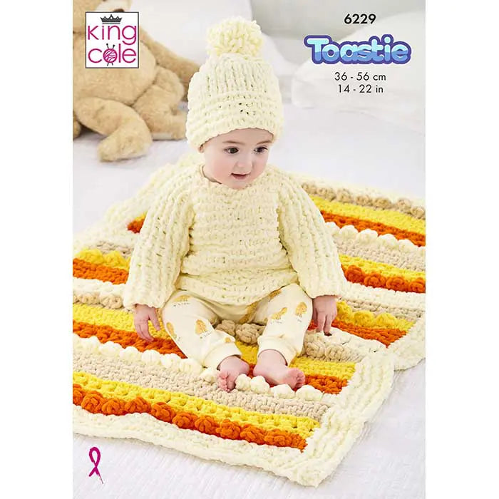 Baby Set Knitted in Toastie