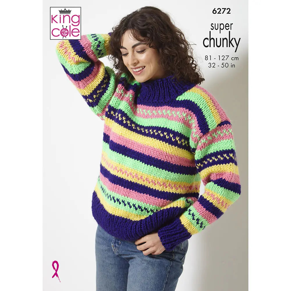 Cardigan and Sweater Knitted in Super Chunky