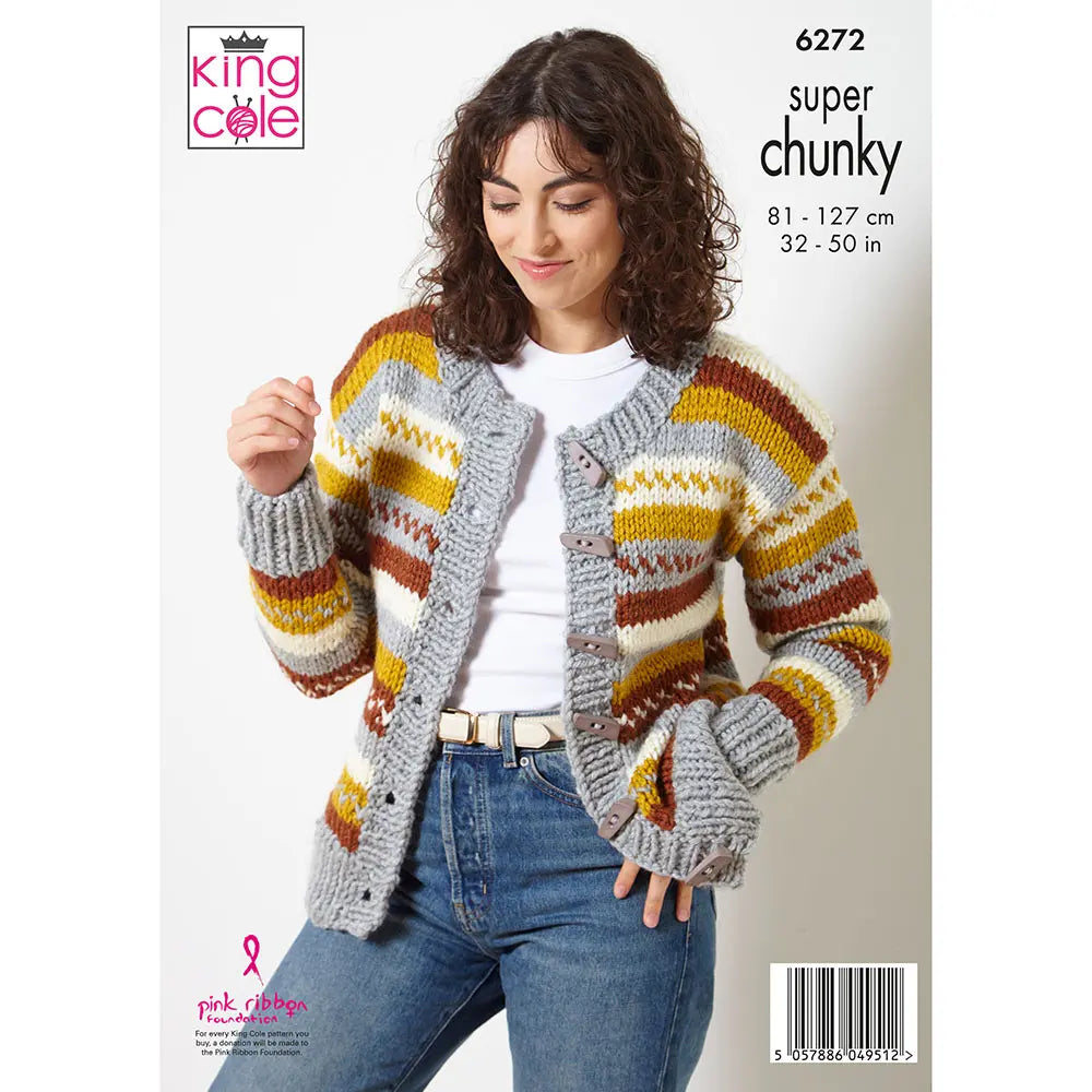 Cardigan and Sweater Knitted in Super Chunky