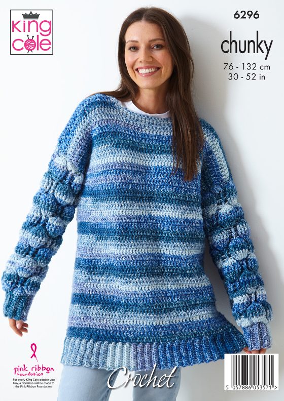 Jumpers crocheted in Hedgerow Chunky