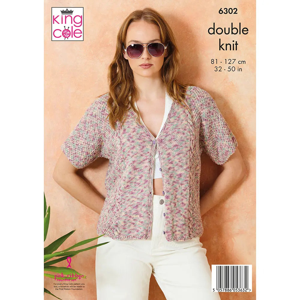Cardigans knitted in Cottonsoft Crystal DK