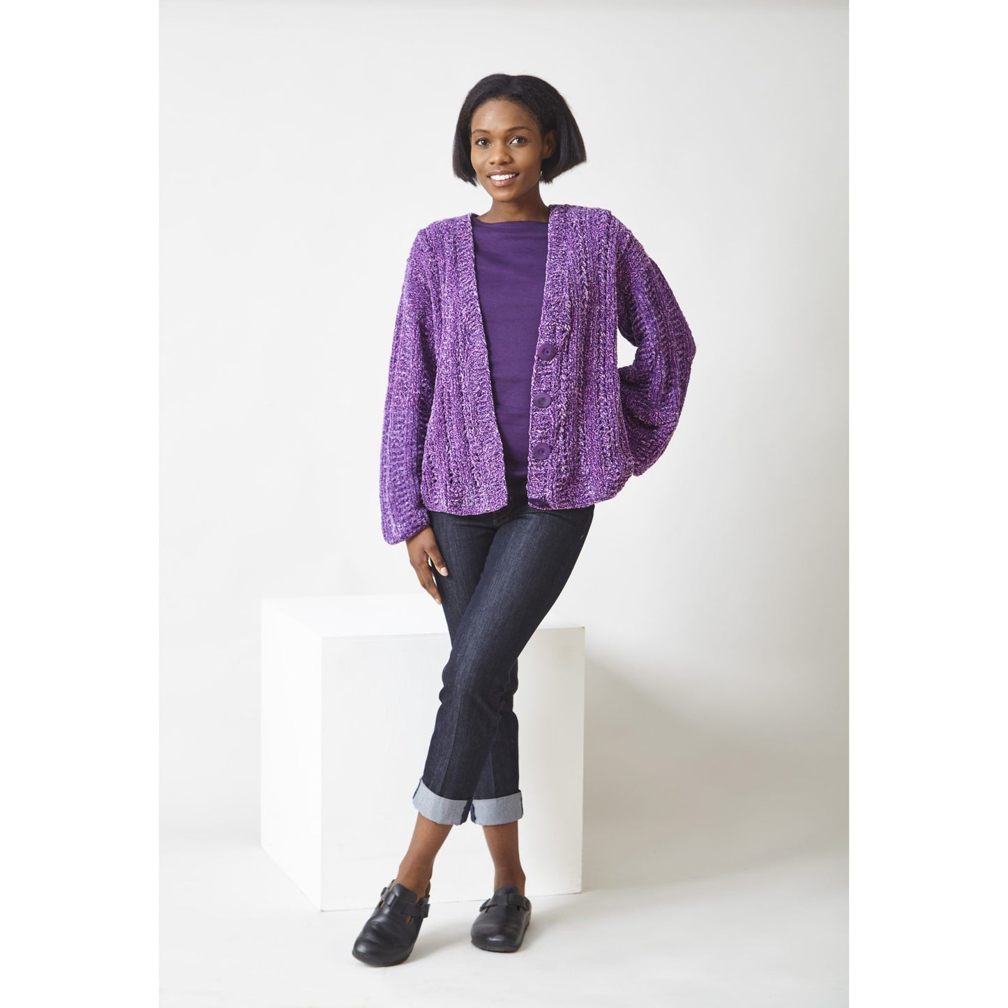 Sweater and Cardigan knitted in Yummy Tweed