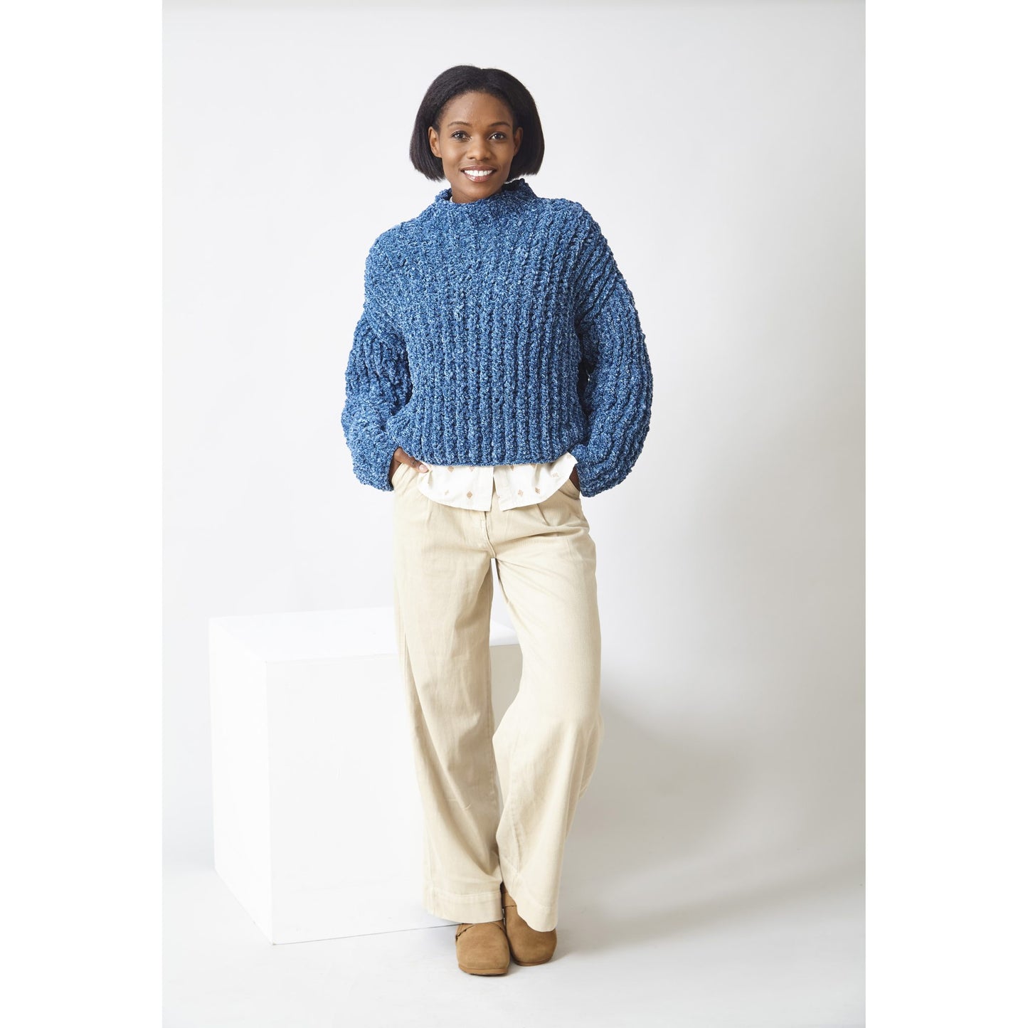 Cardigan and Sweater knitted in Yummy Tweed