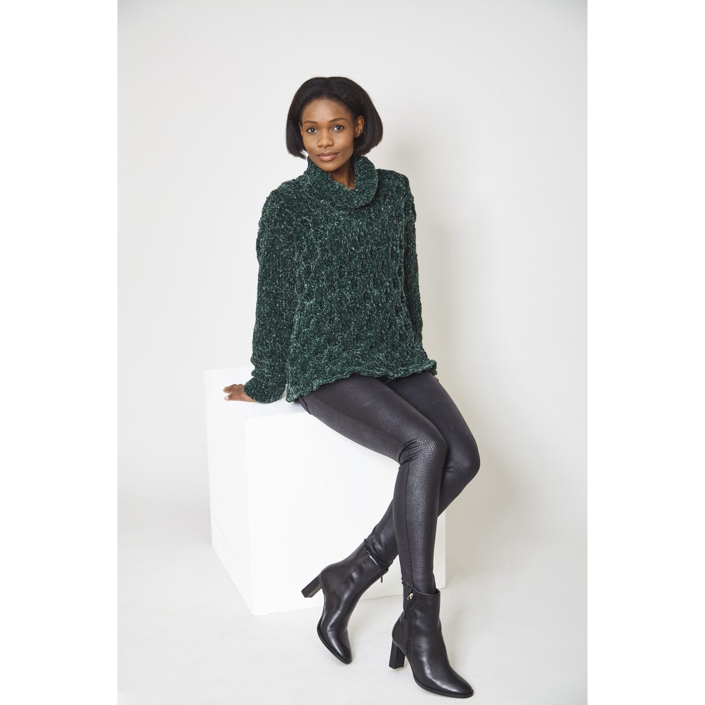 Sweater and Tank Top knitted in Yummy Tweed