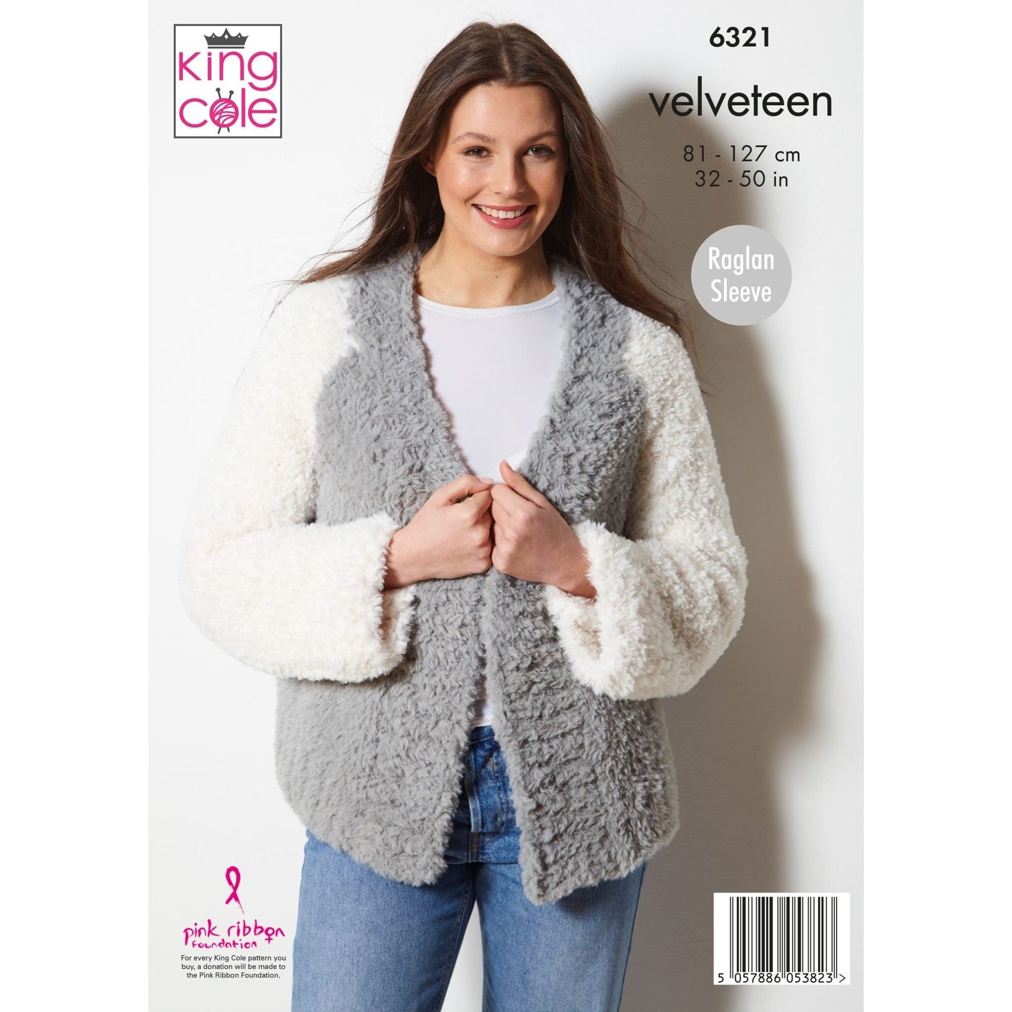 Sweater and Jacket knitted in Velveteen