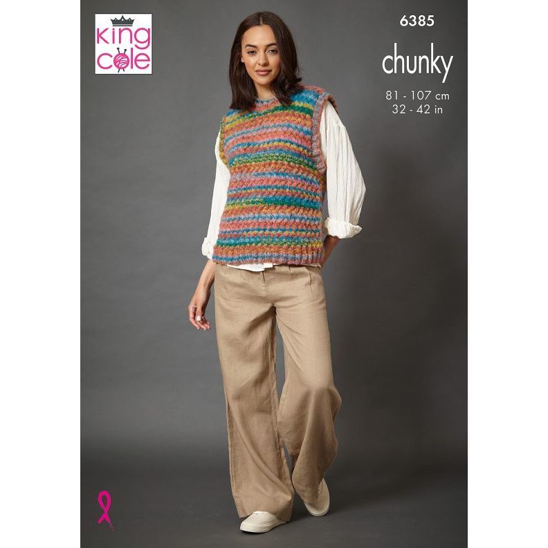 Sweater and Tank Top knitted in Flair Chunky