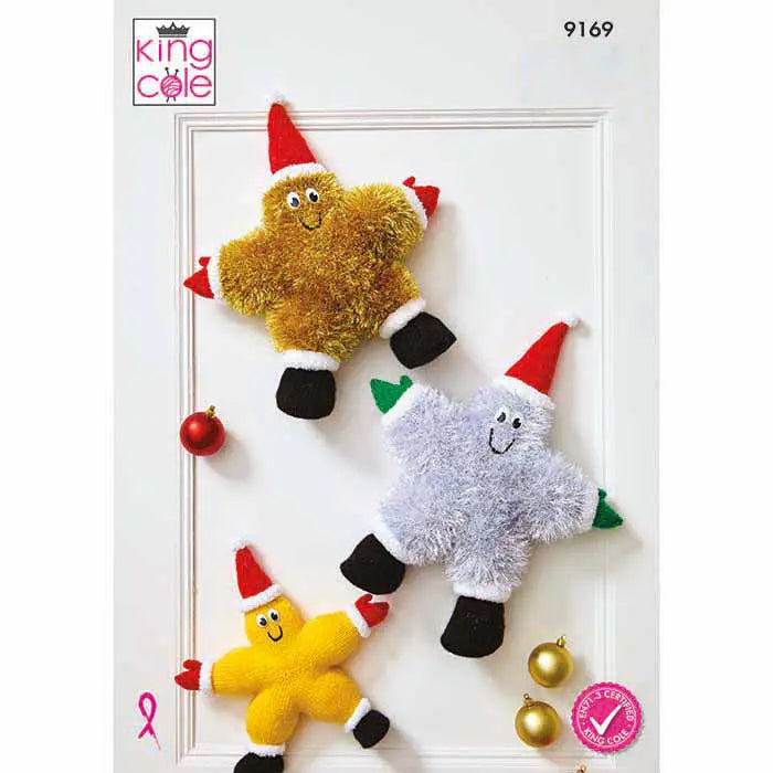 Dancing Stars Knitted in Tinsel, Truffle & DK