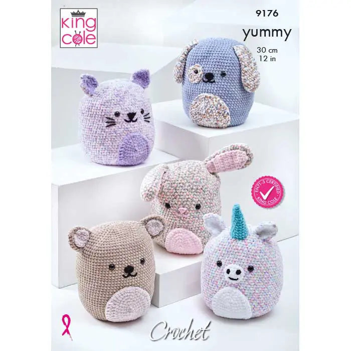 Squishy Amigurumi Toys Crocheted in Yummy & Big Value Chunky