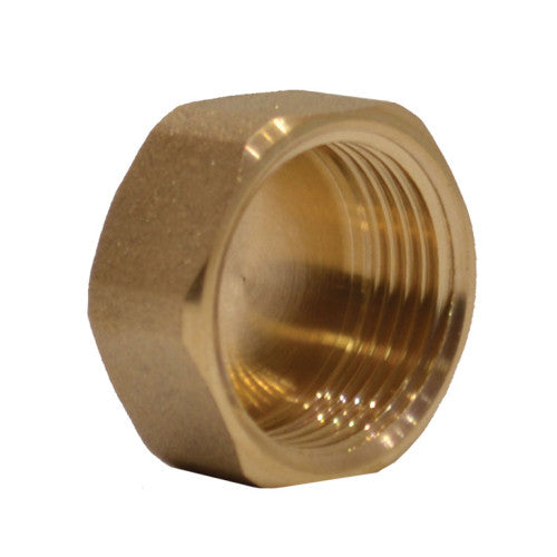 3/4" Brass Washing Machine Blanking Cap