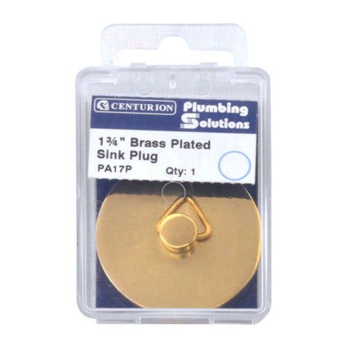 Plug - Sink Bath - Brass - 1 3/4"
