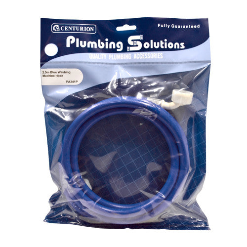 2.5m Washing Machine Hose - Blue